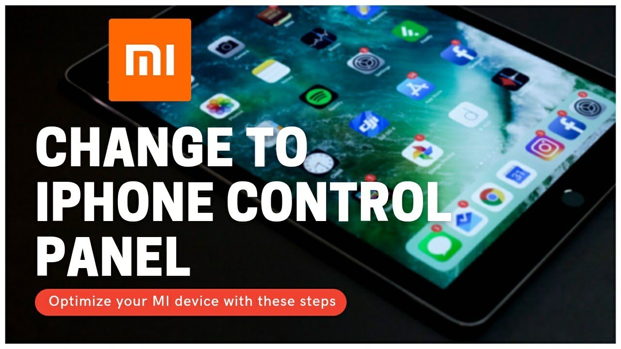 Change MI Control Panel to Iphone Control Panel|| No Theme Apply. - YouTube
