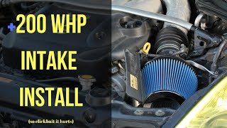 JWT POPCHARGER INSTALL + AMAZING INTAKE NOISE