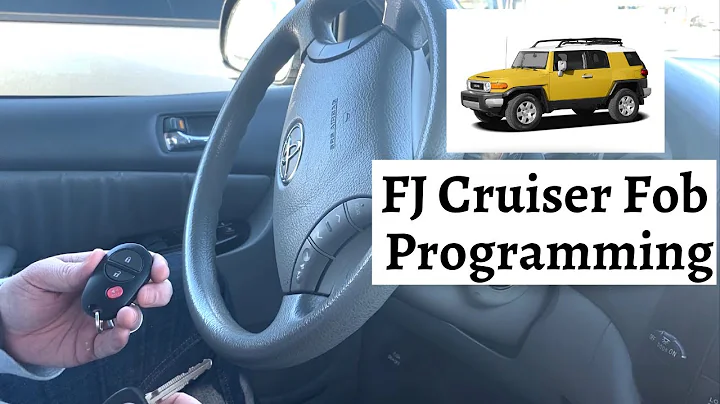 How To Program A Toyota FJ Cruiser Remote Key Fob 2007 - 2008 DIY Tutorial