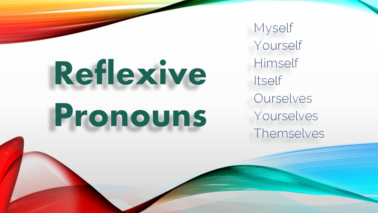 İngilis dili - Reflexive Pronouns (Qayıdış Əvəzlikləri)