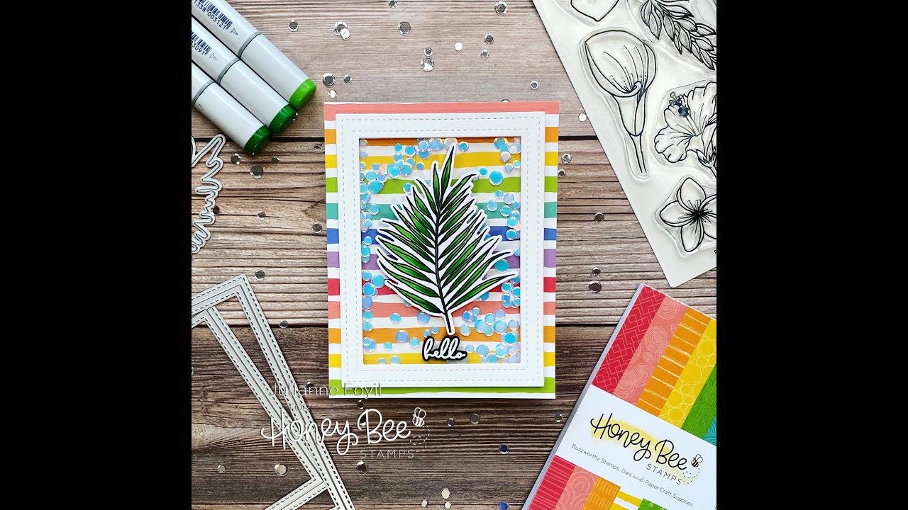 Rainbow Shaker using Pattern Paper with Julianne Foyil