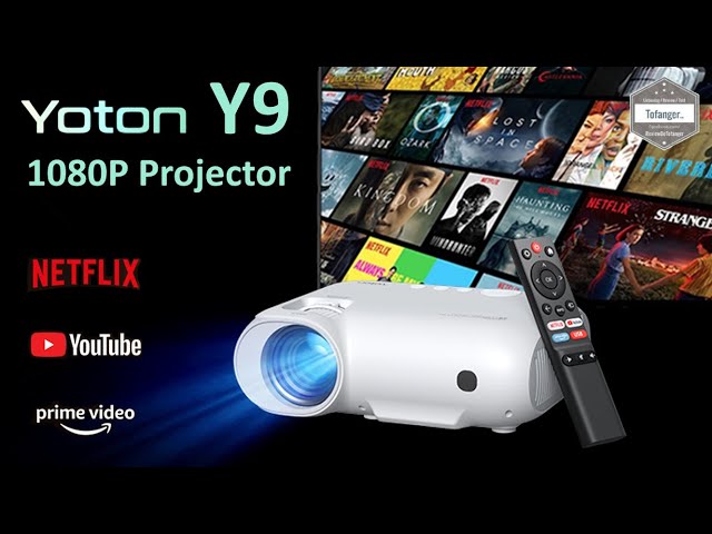 YOTON Y9 video Projector 1080P - Netflix &  & Wifi screen mirroring  - Unboxing 