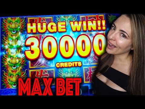 BIG WIN on EASTERN DRAGON Slot Machine in Las Vegas!