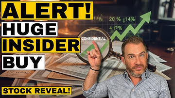 ALERT: Huge Insider Buying Just Hit This Stock