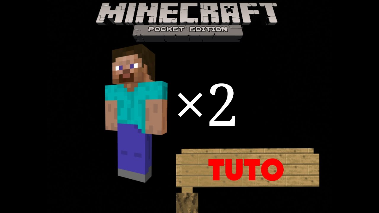 COMMENT FAIRE UN CLONE DANS MINECRAFT PE SANS MOD - YouTube