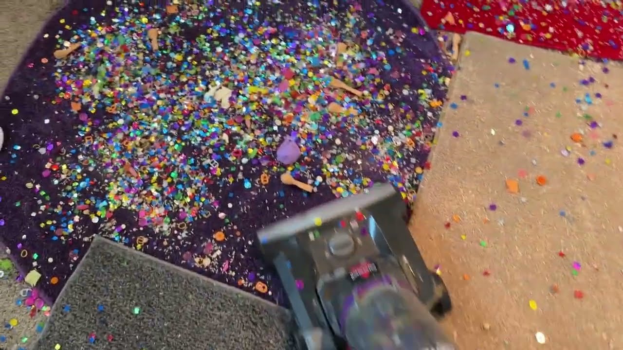 Mega mess with multiple rugs and vacs 