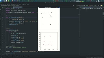 Creating Interactive Star Patterns with Python || A Tkinter and Matplotlib Tutorial