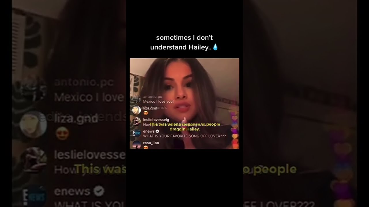 Selena Gomez Defending Hailey Bieber Despite Her Being Mean Shorts Subscribe