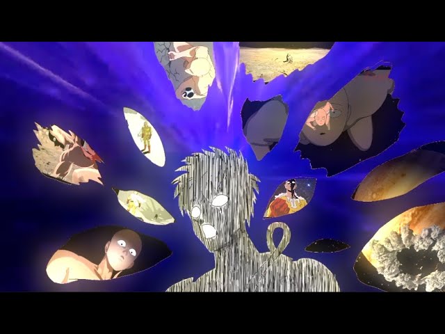 SAITAMA VS GAROU COSMICO BATALHA EM JUPITER!(PARTE 1 DUBLADO) Fan animation One  Punch Man 167 on Make a GIF