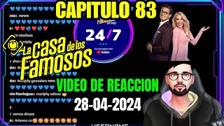 A REACTION VIDEO LA CA SA DE HOY EN VIVO 28\/04\/2024