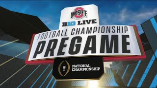 B1G Network (BTN) - 2021 B1G Live: National Championship Ohio State Pregame Intro/End