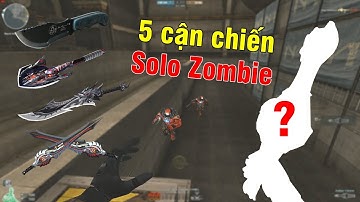 TOP 5 Cận Chiến Bá Đạo Có Thể Solo Với ZombieV4 - Rùa Ngáo