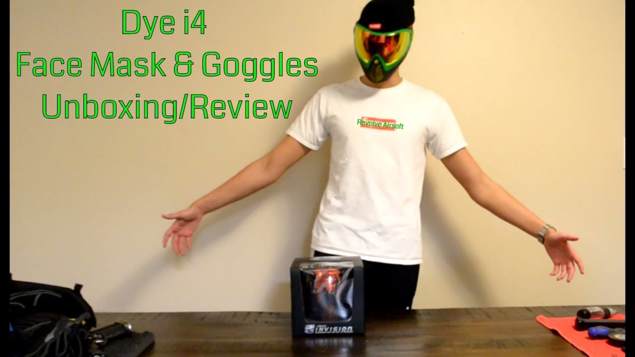 Dye Invision I4 Mask Unboxing/Review YouTube