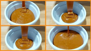 أسرع صوص كراميل  بدون حليب ولا نشا  بالماء المغلي لجميع أنواع الحلويات  خطيييير  caramel sauce