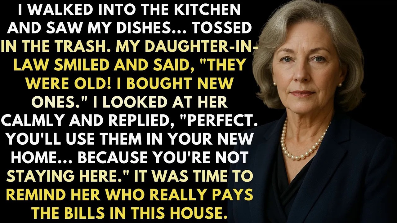 My Daughter In Law Threw My Dishes Away, Saying, “They’re Filthy!” What I Did Next Silenced Her