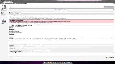 How to Create A Wikipedia Page