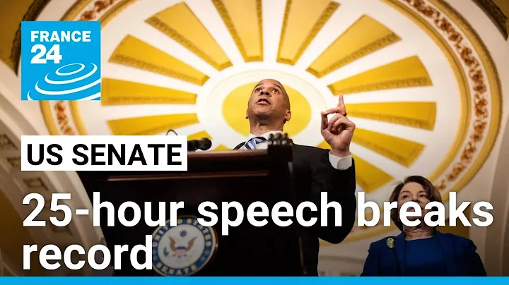 US senator breaks record with 25-hour speech against Trump's policies • FRANCE 24 English