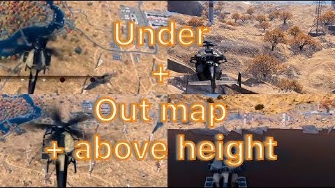 Bo4 blackout under+out of map+ above height with helicopter[patched]