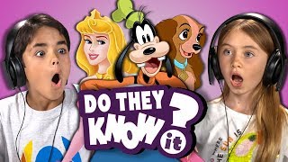 Do Kids Know Disney Songs? React Do They Know It?
