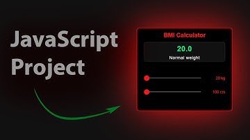 Build a JavaScript BMI Calculator | BMI Calculator Using HTML, CSS, and JavaScript