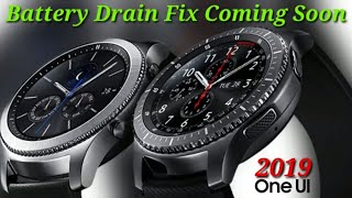 Samsung Gear S3 Tizen 4.0.0.4 (One UI) Software Update Coming Soon To Fix The Battery Drain screenshot 1