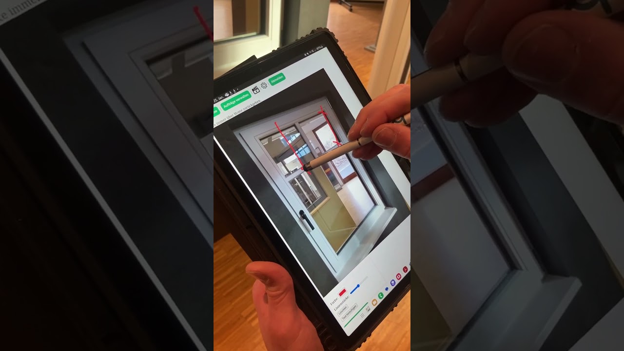 Aufmaß App  - Fotos mit Messwerten erstellen  