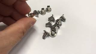 Stainless steel 304 flat head shoulder rivet of semi tubular rivet,good quanlity