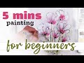  splash your blank page and paint pretty flowers 