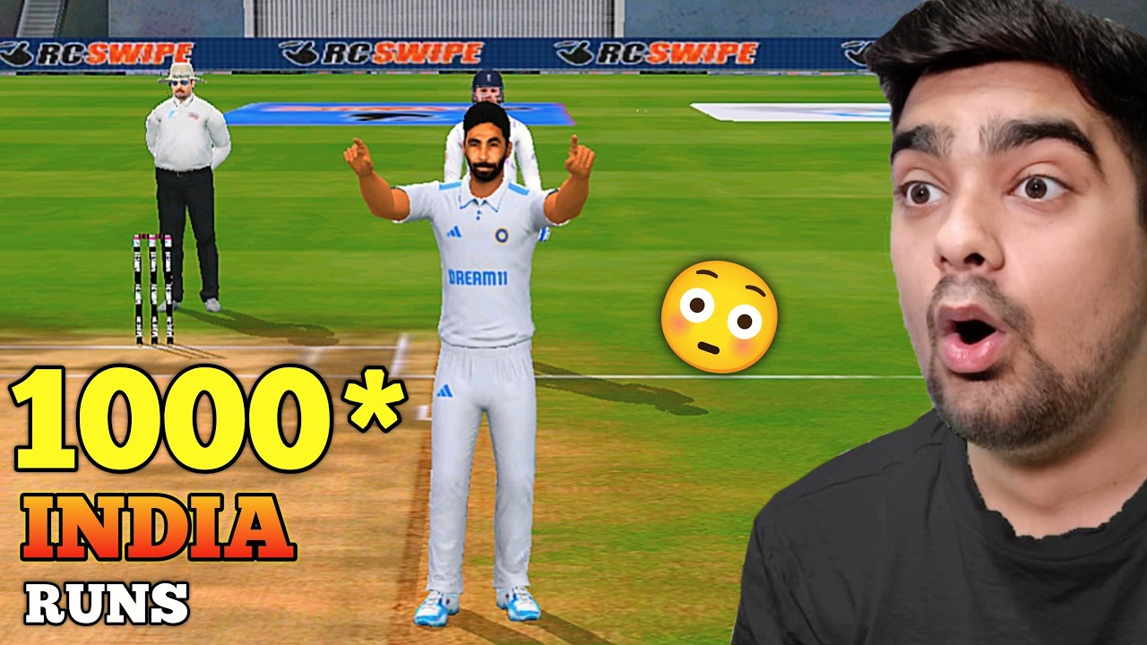 *1,000 RUNS* INDIA Vs ENGLAND TEST RC SWIPE (Hard Mode)