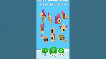 IQ BOOST! Level 29 Assemble A House 🏡 From pieces 🧩 #shorts ##iqtest