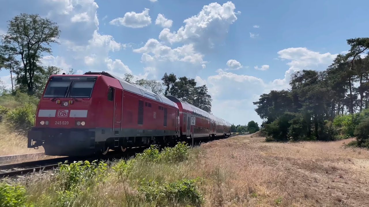 Br 245 + 3 Doppelstockwagen (DB Regio, Hessentags-Sonderzug)