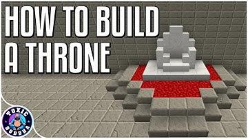 HOW TO BUILD A THRONE - Minecraft