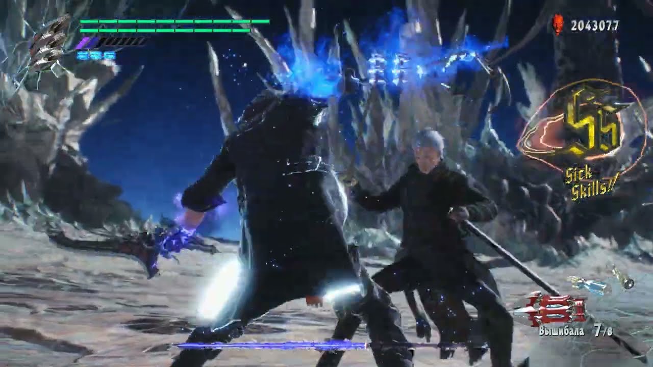 DMC5 DE: Nero vs Vergil [Son of Sparda; No Damage] / Неро против Вергилия [Сын Спарды; Без Урона]