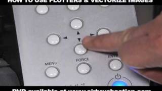 HOW TO USE A PLOTTER AND VECTORIZE IMAGES - DVD PROMO
