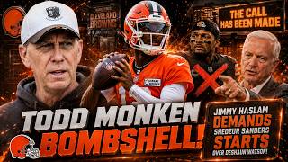 TODD MONKEN BOMBSHELL! Jimmy Haslam DEMANDS Shedeur Sanders Starts Over Deshaun Watson!
