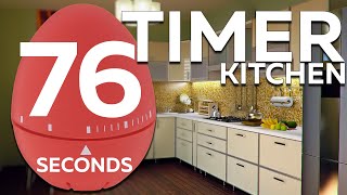 76 seconds Cooking timer | 1min 16sec Egg TIMER