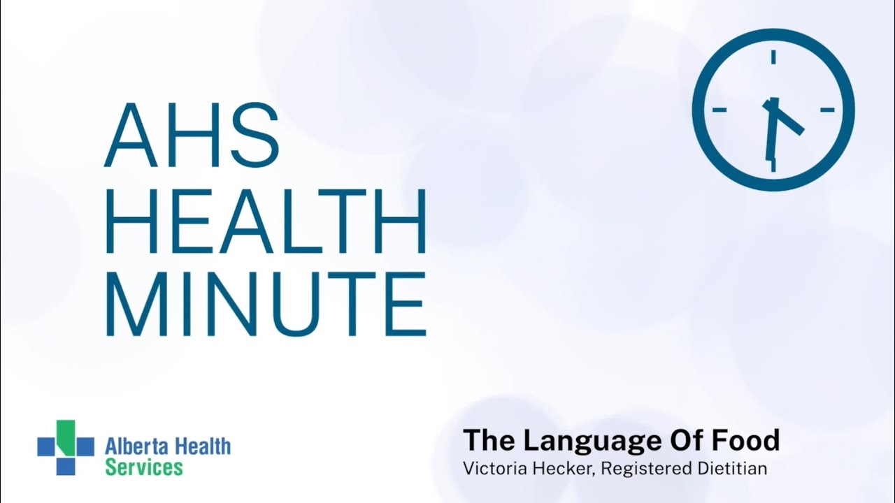 The language of food