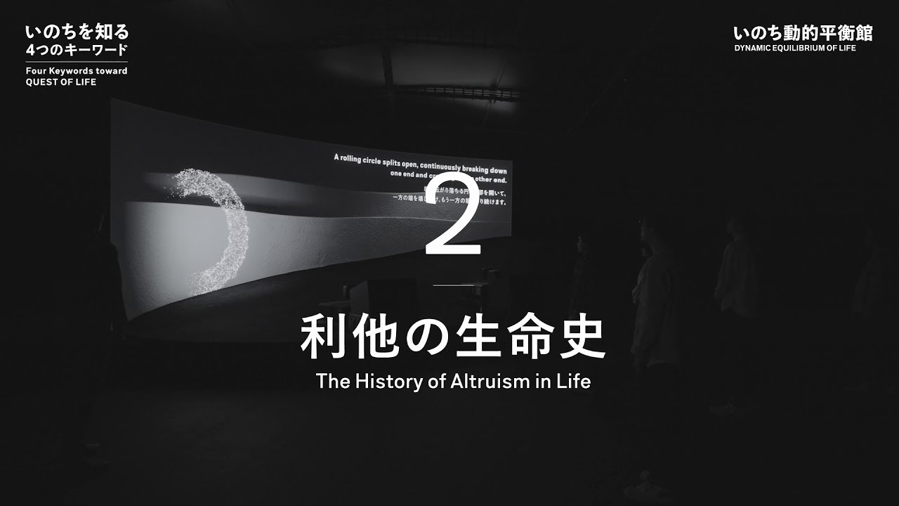 いのち動的平衡館：38億年前から連綿と続く生命の“本質”を体現した 