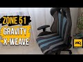 ZONE 51 GRAVITY X-Weave обзор. Игровое кресло для долгой игры и работы