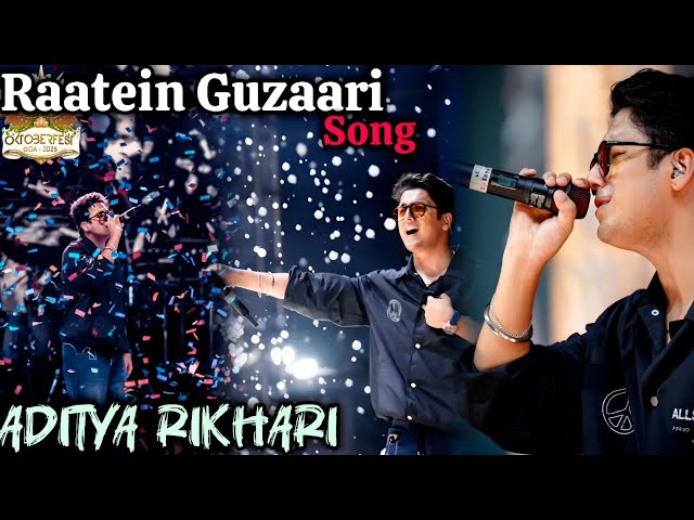 Aditya Rikhari - Raatein Guzaari🔥💥Oktoberfest Goa 2025 | Goa Events | Aditya Rikhari Live Concert