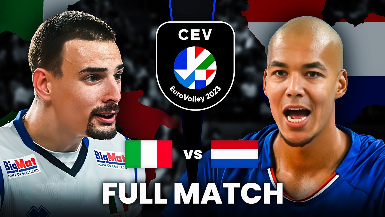 Italy 🇮🇹 vs Netherlands 🇳🇱 | Full Match | CEV EuroVolley 2023 Men