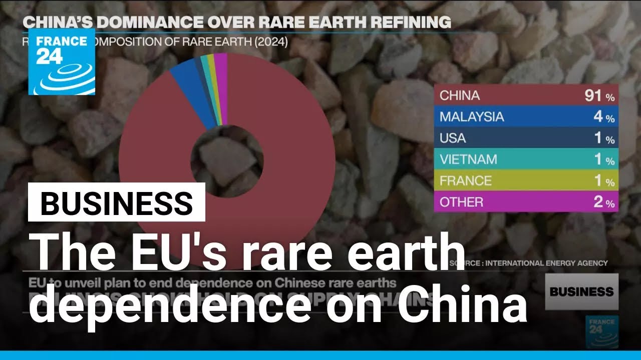 EU to unveil new plan to end dependence on China's rare earths • FRANCE ...