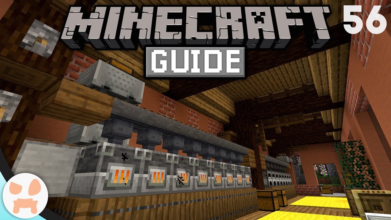 How To Build AUTO SMELTERS!  The Minecraft Guide - Minecraft 10.1010.10 Lets  Play Episode 10