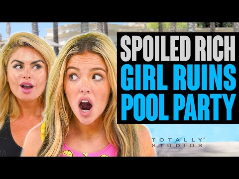 Rich Girl Ruins POOL PARTY. Does She & Mom get Thrown in Pool?