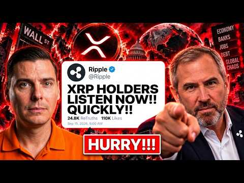 Video preview for XRP HOLDERS WATCH QUICKLY!!!!!! DON'T SELL!?! (LISTEN)