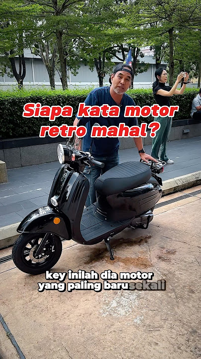 Skuter retro dengan harga paling mampu milik untuk rakyat Malaysia. #moda #scooter #murah #mocca