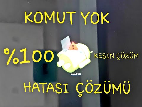 Android komut yok hatası kesin çözüm