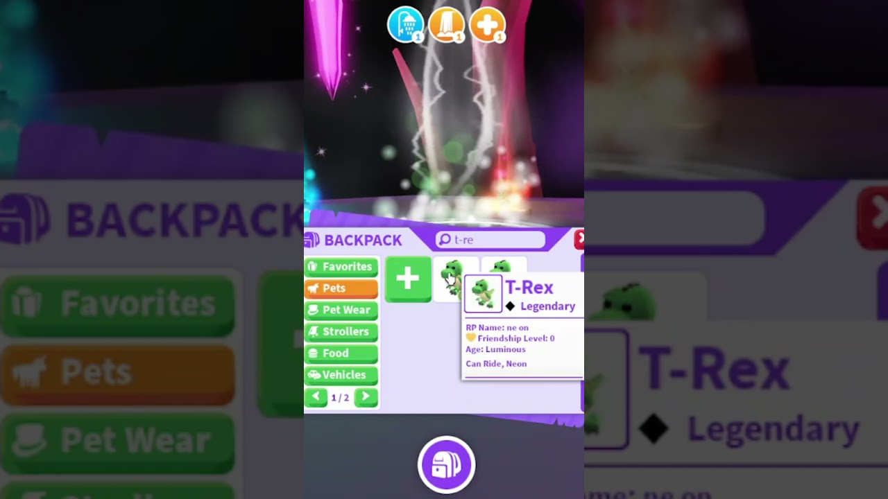 Making A MEGA NEON T-Rex! (Roblox Adopt Me)