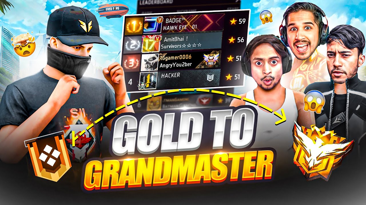 GOLD TO GRANDMASTER 🥵 REALITY OF GARENA FREE FIRE 🤬 REX GAMING