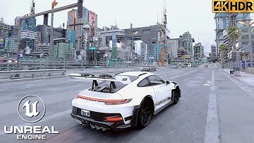 If Cyberpunk 2077 Was Made With UNREAL ENGINE 5! Next Gen 2024 Graphics RTX 4090 Max Settings PC!